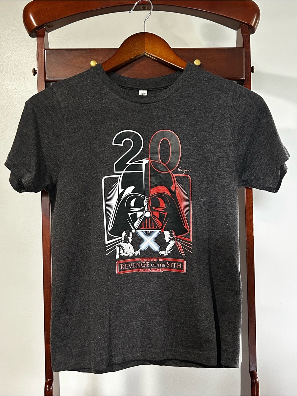 Star Wars Kids' Large 14-16 Revenge of the Sith Graphic Tee Shirt Darth Vader